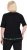 Ulla Popken Classic Fit Half-Sleeve Crew Neck T-shirt With Hem Inscription Black - Natisnjene majice za ženske - 