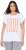 Ulla Popken LOVE Short Sleeve Graphic Tee Snow White - Natisnjene majice za ženske - 
