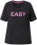 Ulla Popken Easy Short Sleeve Acid Wash Graphic Tee Black - Natisnjene majice za ženske - 