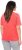 Ulla Popken Easy Short Sleeve Acid Wash Graphic Tee Light Red - Natisnjene majice za ženske - 