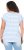 Ulla Popken Striped Short Sleeve Citrus Graphic Tee Light Blue - Natisnjene majice za ženske - 