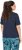 Ulla Popken Ride The Wave Short Sleeve V-Neck Graphic Tee Navy Blue - Natisnjene majice za ženske - 