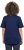 Ulla Popken Marine Print Short Sleeve Tee Ink Blue - Natisnjene majice za ženske - 