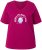 Ulla Popken Shell Picker Club Short Sleeve Graphic Tee Magnolia Red - Natisnjene majice za ženske - 