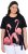 Ulla Popken Flamingo Short Sleeve Graphic Tee Black - Natisnjene majice za ženske - 