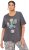 Ulla Popken Cactus Short Sleeve Graphic Tee Graphite Grey - Natisnjene majice za ženske - 