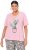 Ulla Popken Cactus Short Sleeve Graphic Tee Pink - Natisnjene majice za ženske - 