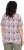 Ulla Popken Half-sleeve A-line V-neck Pointed Hem Animal Pattern T-shirt Pastel Rose - Natisnjene majice za ženske - 