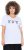 Ulla Popken Bow Short Sleeve Graphic Tee Snow White - Natisnjene majice za ženske - 