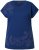 Ulla Popken Textured Paisley Motif Cap Sleeve Tee Navy - Natisnjene majice za ženske - 