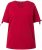 Ulla Popken Bow Print Split Sleeve Tee Ruby Red - Natisnjene majice za ženske - 