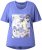 Ulla Popken Lady Of The Moon Short Sleeve Graphic Tee Lavender - Natisnjene majice za ženske - 