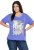 Ulla Popken Lady Of The Moon Short Sleeve Graphic Tee Lavender - Natisnjene majice za ženske - 