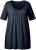 Ulla Popken Essential Front Pleat Tee Navy Blue - Majice - 