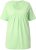 Ulla Popken Essential Front Pleat Tee Light Green - Majice - 