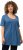 Ulla Popken Essential Front Pleat Tee Denim Blue - Majice - 
