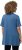 Ulla Popken Essential Front Pleat Tee Denim Blue - Majice - 