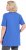 Ulla Popken Essential Front Pleat Tee Peacock Blue - Majice - 