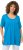 Ulla Popken Essential Front Pleat Tee Sapphire Blue - Majice - 