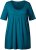 Ulla Popken Essential Front Pleat Tee Cerulean - Majice - 