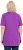Ulla Popken Essential Front Pleat Tee Purple - Majice - 