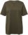 Ulla Popken Essential Notch Neck Stretch Tee Forest Green - Majice - 