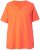 Ulla Popken Essential Notch Neck Stretch Tee Coral Pink - Majice - 
