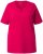 Ulla Popken Essential Notch Neck Stretch Tee Dark Raspberry - Majice - 