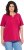 Ulla Popken Essential Notch Neck Stretch Tee Dark Raspberry - Majice - 