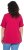 Ulla Popken Essential Notch Neck Stretch Tee Dark Raspberry - Majice - 