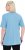 Ulla Popken Essential Notch Neck Stretch Tee Light Teal - Majice - 