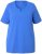 Ulla Popken Essential Notch Neck Stretch Tee Peacock Blue - Majice - 