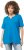 Ulla Popken Essential Notch Neck Stretch Tee Sapphire Blue - Majice - 