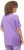 Ulla Popken Essential Notch Neck Stretch Tee Pale Lilac - Majice - 