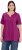 Ulla Popken Essential Notch Neck Stretch Tee Berry - Majice - 