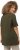 Ulla Popken Essential Square Neck Stretch Tee Forest Green - Majice - 