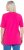 Ulla Popken Essential Square Neck Stretch Tee Magenta Pink - Majice - 