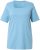 Ulla Popken Essential Square Neck Stretch Tee Light Teal - Majice - 