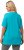 Ulla Popken Essential Square Neck Stretch Tee Deep Aqua - Majice - 