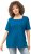Ulla Popken Essential Square Neck Stretch Tee Medium Blue - Majice - 
