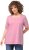 Ulla Popken Essential Square Neck Stretch Tee Light Pink - Majice - 