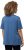 Ulla Popken Double Layer Rounded V-Neck Slim Fit Tee Denim Blue - Majice - 
