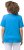 Ulla Popken Double Layer Rounded V-Neck Slim Fit Tee Sapphire Blue - Majice - 