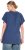 Ulla Popken Wing Sleeve V-Neck Tee Navy - Majice - 