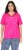 Ulla Popken Lace Trim Short Sleeve Tee Bold Pink - Majice - 