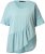 Ulla Popken Asymmetric Flounce Panel Short Sleeve Tee Light Moss Green - Majice - 