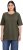 Ulla Popken Basic Round Neck Short Sleeve Relaxed Fit T-Shirt Olive Grey - Majice - 