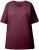 Ulla Popken Basic Round Neck Short Sleeve Relaxed Fit T-Shirt Dark Red - Majice - 