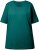 Ulla Popken Basic Round Neck Short Sleeve Relaxed Fit T-Shirt Teal Green - Majice - 