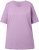 Ulla Popken Basic Round Neck Short Sleeve Relaxed Fit T-Shirt Lavender Pink - Majice - 